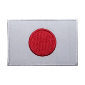 Japan Länderflagge Aufnäher Bügelbild Patch Aufnäher Abzeichen bestickt Patch - Bild 1 von 1