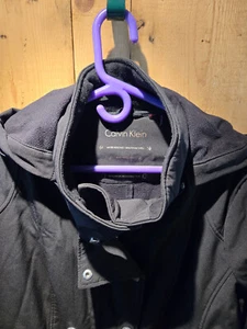 Abrigo Calvin Klein Doble Pecho Capucha Lluvia/Rompevientos Talla XL - Imagen 1 de 11