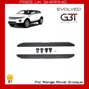 PASST RANGE ROVER EVOQUE SEITENSTUFEN LAUFBRETTER OE STIL PURE/PRESTIGE SILBER - Bild 1 von 14