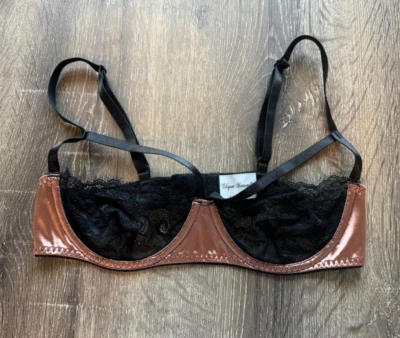 Elegant Moments ❤️ Sujetador de satén y encaje para mujer talla S Foto 1 de 4