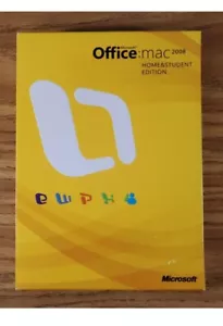 Microsoft Office 2008 Home and Student Edition for Mac with 3 Product Keys - Picture 1 of 4
