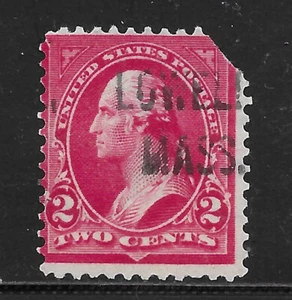 Classic Massachusetts Precancels - Lowell L-1 HS - 2c 1898 Stamp - Picture 1 of 1