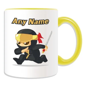 Personalisiertes Geschenk Ninjutsu Ninja Becher Geldbox Tasse Kung Fu Kung Fu Japan Japanisch - Bild 1 von 20