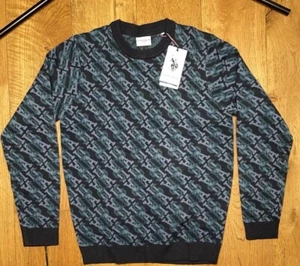 ๐บ๐ธ US Polo Assn. Man Sweater Blue Green Size M - Brand new - Picture 1 of 5