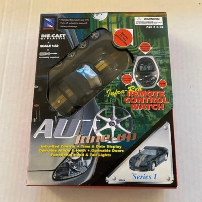 NewRay 2002 Black Shelby Series 1 Die Cast Car 1:32  Remote Control NEW IN BOX - Image 1 of 4