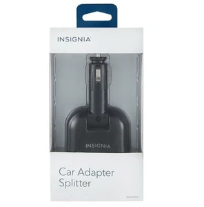 Insignia - Vehicle Power Adapter Splitter - Black Model: NS-DPADC - Picture 1 of 2