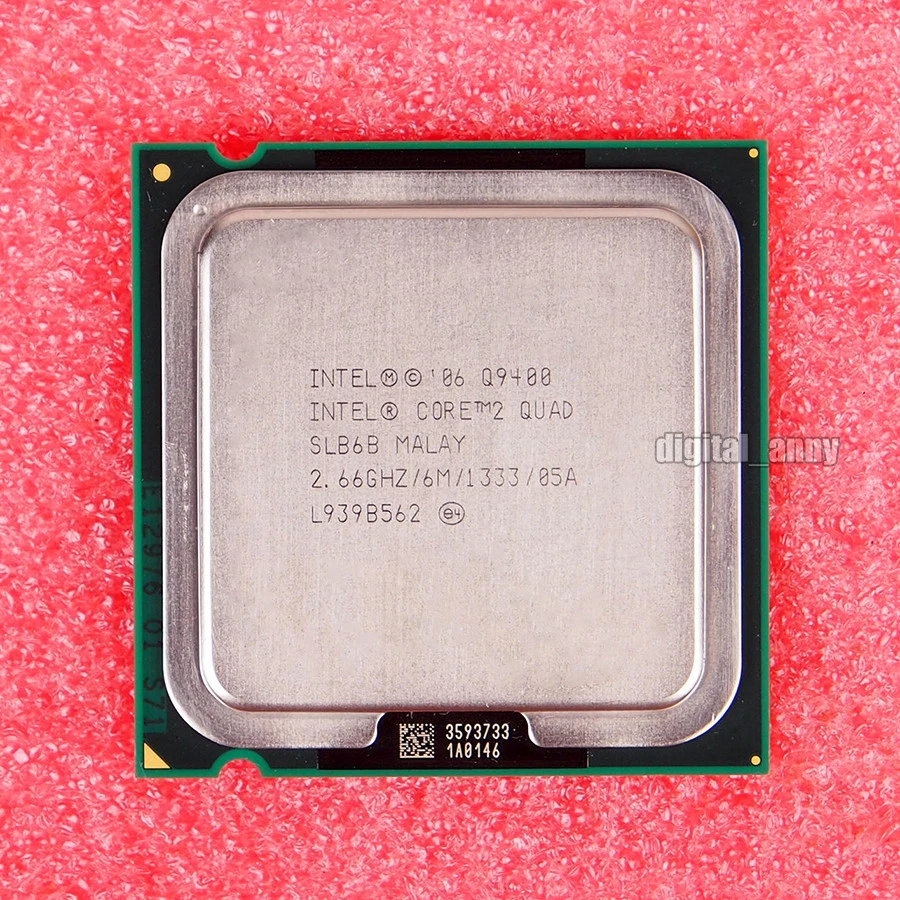 Intel Core 2 Quad Q9400 2.66 GHz Quad-Core CPU Processor SLB6B LGA 775 - Image 1 of 1