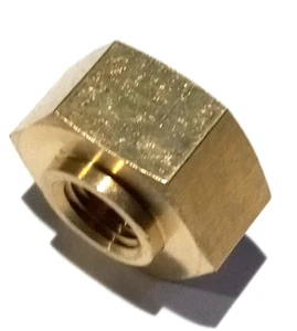 Female Garden Hose Fitting 3/4" FGH  To 1/4 NPT  Female Pipe Thread  Adapter - Picture 1 of 5