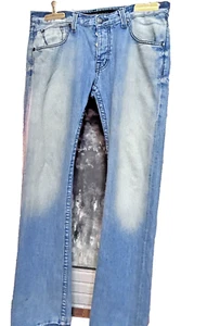 Emporio Armani Jude Sexy fit button fly mens straight leg jeans size 34x35 - Picture 1 of 12