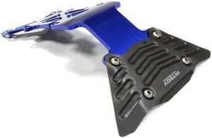 INTEGY C26069BLUE KNOTEN BEARBEITET HINTERE RUTSCHPLATTE E-MAXX BLAU, NEU IN PAKET - Bild 1 von 1