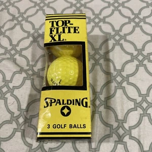Spalding Top Flite XL Distance GELB Golfbälle 3 Bälle - Bild 1 von 4