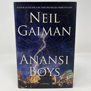 Anansi Boys by Neil Gaiman 1st/1st DJ HC 2005 Fantasy Sci Fi American Gods - Imagen 1 de 12