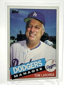 1985 Topps Tom Lasorda Baseball Card #601 NM-Mint FREE SHIPPING - Picture 1 of 3