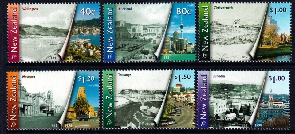 1998 New Zealand Sc #1557-62 Views of Urban Transformations MNH stamps - Image 1 of 1