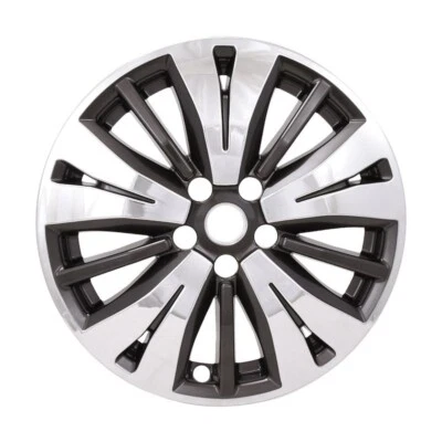 C2C 18" Snap-On Wheel Skins Fit 2017-2020 Nissan Pathfinder (Chrome/Charcoal) - Image 1 of 4