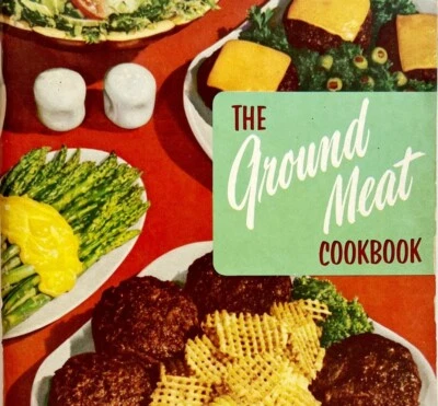 1954 Ground Meat Cookbook Booklet CAI Culinary Arts Institute Vintage PB - Image 1 of 4