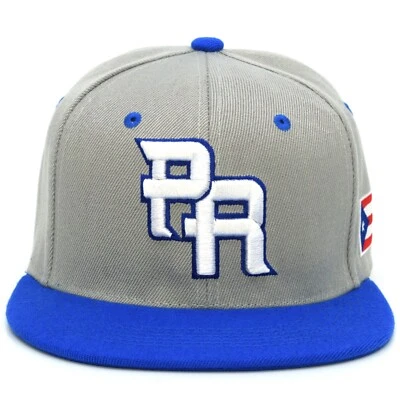 Gorra ajustada PR frontal bandera de Puerto Rico lado El Morro espalda bordada nueva Foto 1 de 2