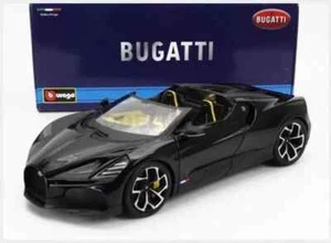1:18 BURAGO BUGATTI W16 MISTRAL 2023 BLACK BU11051 - BBURAGO SCALA 1/18  STATICO - Foto 1 di 2