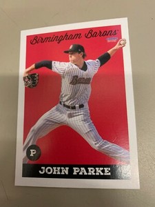 John Parke 2021 Birmingham Barons Team Card
