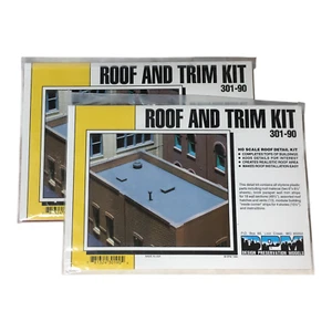 DPM HO Scale Roof & Trim Kit 301-90 Teilset Modelleisenbahn Gebäudeteile - Bild 1 von 10
