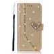 Glitter Love Diamond Wallet Phone Case For Samsung S22 S21 S20 S10 S9 S8 Note 20