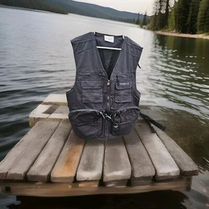 YoungLA Vest Men's XL Black Hunt Fish Gorpcore Cargo Outdoor Utility Hike NWT - Picture 1 of 23