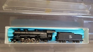 ATLAS 2180 N GAUGE BLACK 2-8-2 MIKADO GREAT TRUNK WESTERN LOCO 3709 EXC BOXED - Picture 1 of 11