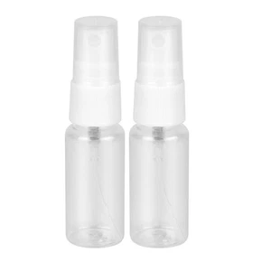 2 Pcs Spray Bottles 20ML Clear Empty Refillable Atomiser Mist Sprayer Small - Picture 1 of 7