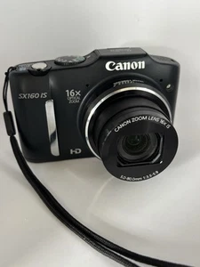 Canon PowerShot SX160 IS 16.0 MP Digitalkamera mit 16x Weitwinkel - Bild 1 von 7