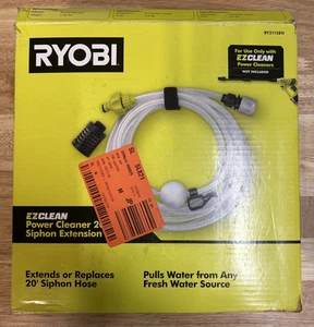 Ryobi EZClean Power Cleaner 20 ft Siphon Extension Hose RY3112EH - Picture 1 of 2
