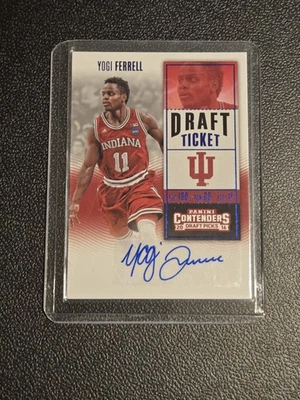 2016 Panini Contenders Draft Picks #168 Yogi Ferrell College Ticket Autographs - Image 1 of 2