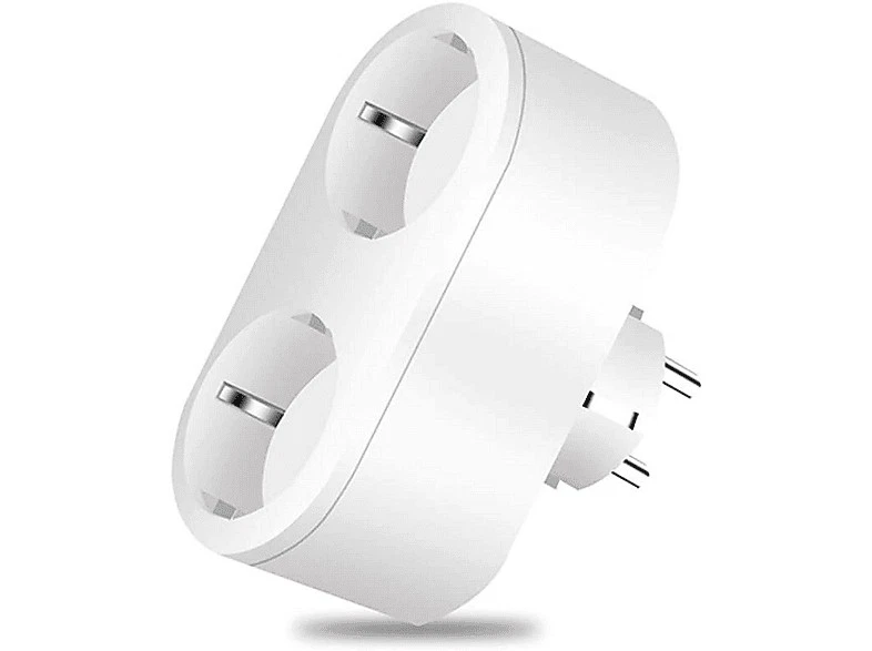 Enchufe inteligente - muvit iO enchufe doble inteligente WiFi con monitor de en - Imagen 1 de 4