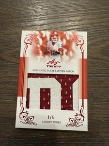2013 Leaf Trinity #DP-LJ1 Landry Jones Jumbo Patch Red #/5 - Picture 1 of 2