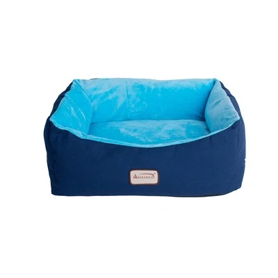 Armarkat Cat Bed, Small Pet Bed Blue 21.5"L x 18"W x 8"H - Image 1 of 4