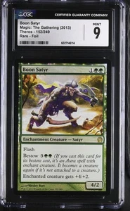 BOON SATYR Theros Foil Rare CGC 9 MTG [Nostalgium] - Picture 1 of 2