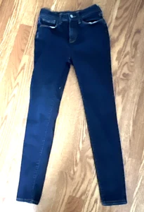 Mädchen Old Navy Rockstar Jeggings 14 Stretch Denim Jeans blau dunkle Waschung - Bild 1 von 6