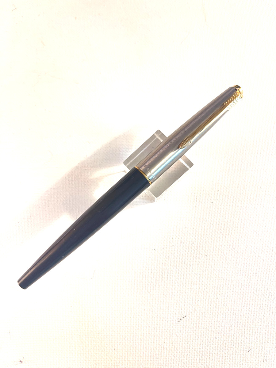 万年筆 1970s PARKER 45 EXTRA F ビンテージ PARKER 45 CLASSIC BLACK GT FOUNTAIN PEN (1970s) – Penacea