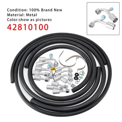 42810100 A/C Hose & Fitting Kit AN6/AN8/AN10 Hoses, Straight & 90° Fittings🚗 - Image 1 of 4