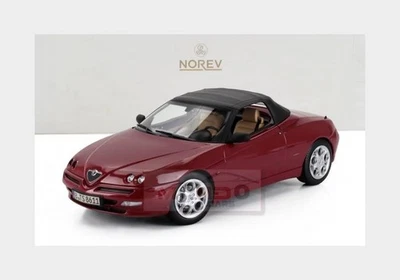 1:18 NOREV Alfa Romeo Spider Cariolet 1999 Red NV187854 - Immagine 1 di 2