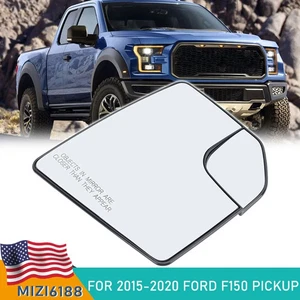 Fit For 2015-2020 Ford F150 Pickup Right Passenger Side Mirror Glass Replacement - Picture 1 of 11