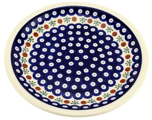 Polish Pottery Dinner Luncheon Plate 9.5 Inch Diameter Zaklady Boleslawiec - Picture 1 of 3