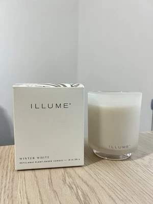 Illume Winter White Refillable Plant-Based Candle - 10 oz - Image 1 of 4