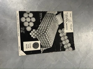 Vintage Old Paragon crochet motifs N.109 Antique Pattern Book bedspread doily - Picture 1 of 10
