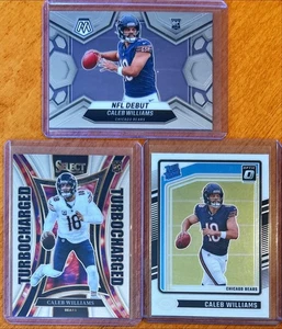 Caleb Williams 2024 RC Lot of (3) Optic Select & Mosaic Chicago Bears - Picture 1 of 2
