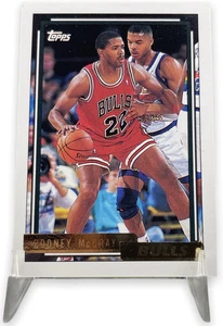 Vintage Rodney McCray Bulls GOLD Topps '92-'93 #368 Basketball Card MINT! - Picture 1 of 6