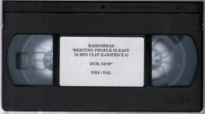 Radiohead Meeting People Is Easy Video UK Beatwax 10 Minuten Clip PAL Format VHS - Bild 1 von 2