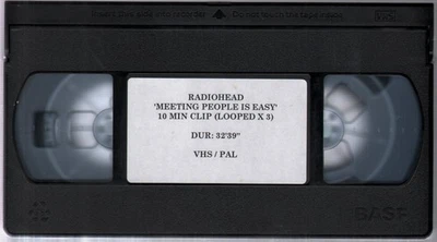 Radiohead Meeting People Is Easy video UK Beatwax 10 minute clip pal format VHS - Bild 1 von 2