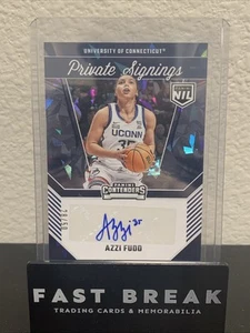 24-25 Panini UCONN NIL Azzi Fudd #AF Private Signings Cracked Ice Autograph /50 - Imagen 1 de 3