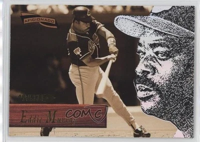 1996 Pinnacle Aficionado Artist's Proof Eddie Murray #28 HOF - Image 1 of 2