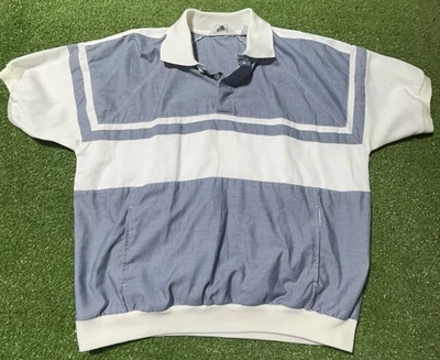 DE COLECCIÓN Christian Dior Monsier Años 80 Henley Camisa Suéter Manga Corta Hombres XL Foto 1 de 4